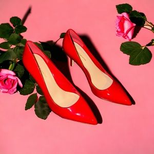 BCBGeneration Gaminkh-x Red Classic Womens Pumps Heels 10M